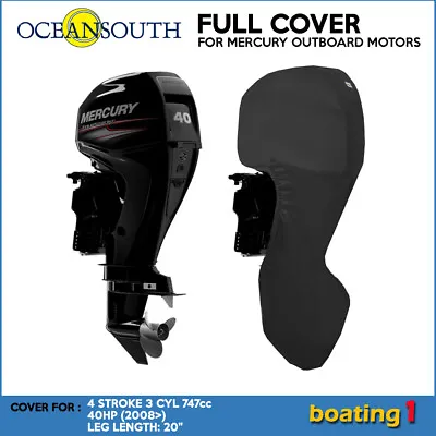 $80.72 • Buy Outboard Motor Engine Full Cover For Mercury 4STR 3CYL 747CC 40HP (2008>) - 20 
